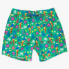 Rufflebutts Ruggedbutts: Men's Swim Trunks - Parrot Palms