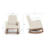 Monte Joya Rocker - Fabric Upholstery w/ Maple Base