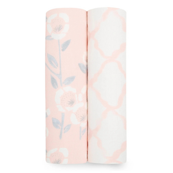 A+A: Silky Swaddle (Bamboo) 2pk - Stencil