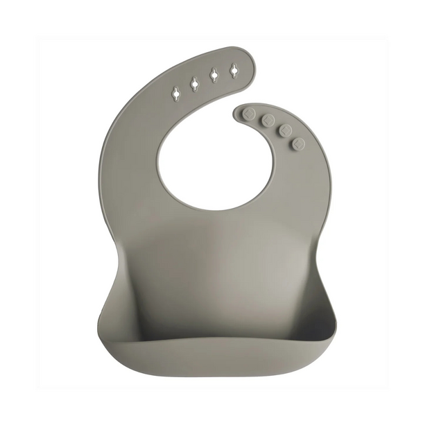 Mushie Mushie: Silicone Bib - Solid