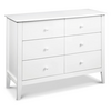 Million Dollar Baby MDB: Morgan 6 Drawer Dresser - White