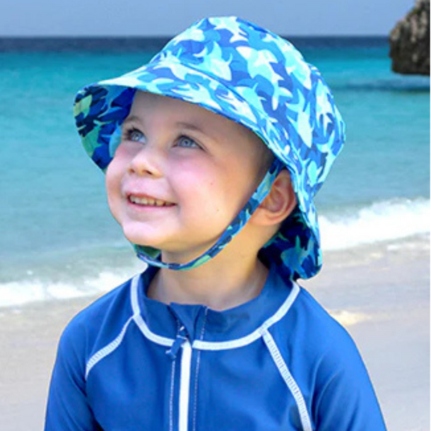 Flap Happy Flap Happy: Cotton Bucket Hat - Mako Reef