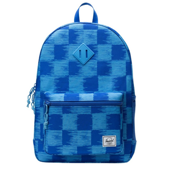 Herschel Supply Herschel: Youth Heritage Backpack- Check Dazzling Blue