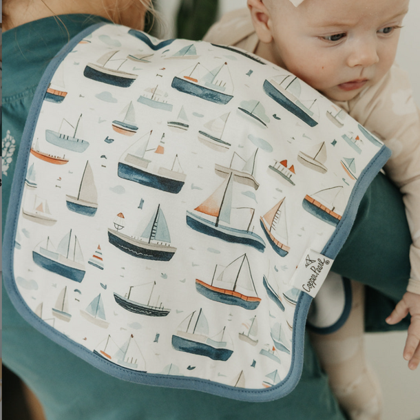 Copper Pearl Copper Pearl: Burp Cloth 3pk - Fischer