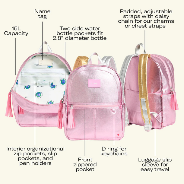 State Bags State Bags: Kane Backpack- Rainbow Cloud