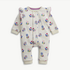 Magnificient Baby Magnetic Me: Terry Romper - Floral Ivory