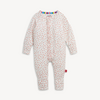 Magnificient Baby Magnetic Me: Coverall  - Apple Blossom w Ruffle