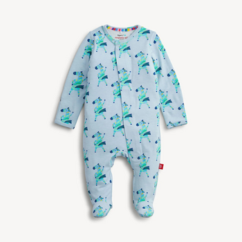 Magnificient Baby Magnetic Me: Footie - Prance Now Blue