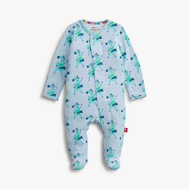 Magnificient Baby Magnetic Me: Footie - Prance Now Blue