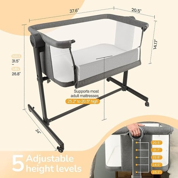 Little Martin's Drawer Li'l Pengyu: Safe Sleeper Bassinet