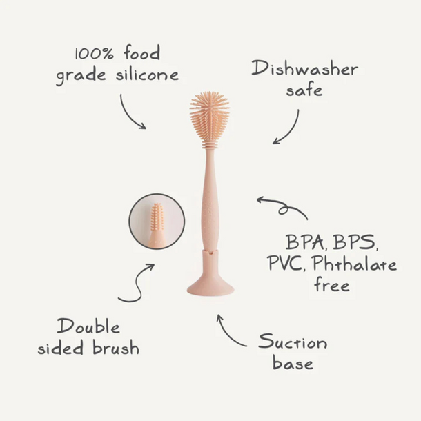 Mushie Mushie: Silicone Bottle Brush -