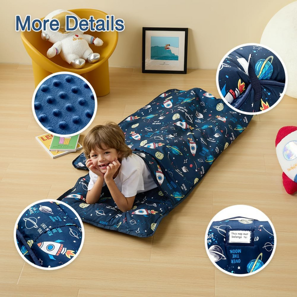 Toddler Nap Mat - Space Ship