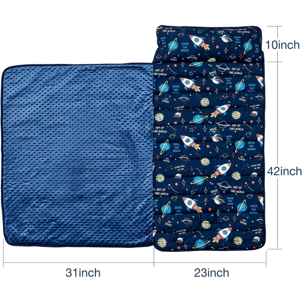 Toddler Nap Mat - Space Ship
