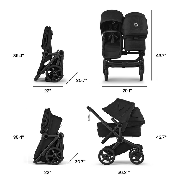 Bugaboo Bugaboo: Donkey6 DUO Stroller - (Color options available)