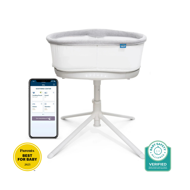 Halo Innovations HALO: Bassinest Connect Swivel Sleeper 3.0 Smart Bassinet - Grey