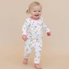 Kyte Clothing Kyte: Toddler Long-Sleeve PJ Set - Tulip