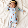 Kyte Clothing Kyte: Zipper Footie - Curious George