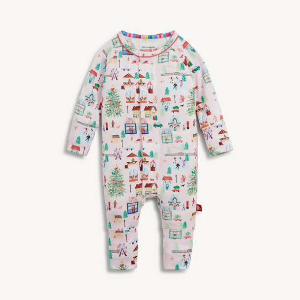 Magnificient Baby Magnetic Me: Convertible Coverall - Winter Village