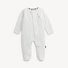 Magnificient Baby Magnetic Me: Footie - Embroidery Giraffe Cream