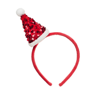 Rockahula Kids Rockahula: Sequin Velvet Santa Headband