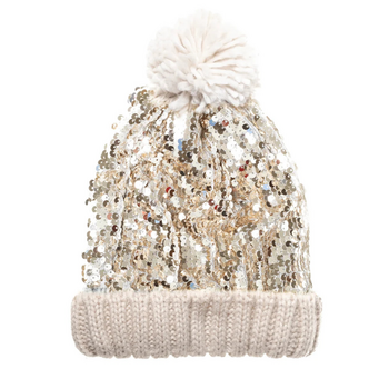 Rockahula Kids Rockahula: Shimmer Sequin Knitted Hat (3-6Y)