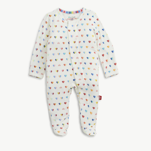 Magnificient Baby Magnetic Me: Footie - Branded Heart
