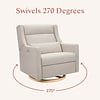 Million Dollar Baby MDB: Kiwi Plus Chair and a Half Power Glider Recliner w/USB Port
