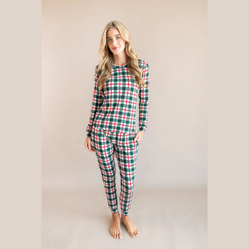 Kyte Clothing Kyte: Women's Jogger PJ Set - Holiday Plaid