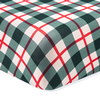 Kyte Clothing Kyte: Bamboo Crib Sheet - Holiday Plaid