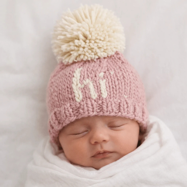 Huggalugs: Hi Rosy Knit Beanie -