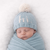 Huggalugs: Hi Surf Blue Knit Beanie -