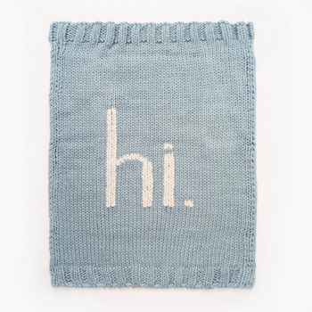Huggalugs: Hi Knit Blanket -