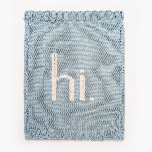 Huggalugs: Hi Knit Blanket -