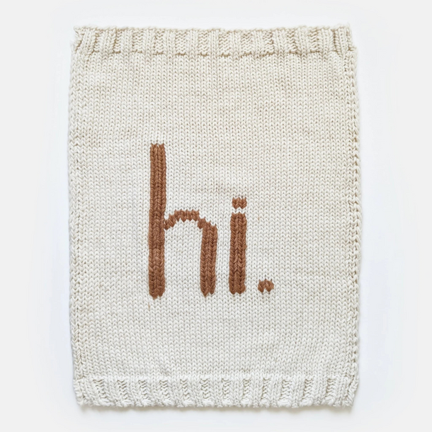 Huggalugs: Hi Knit Blanket -