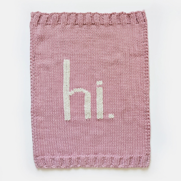 Huggalugs: Hi Knit Blanket -