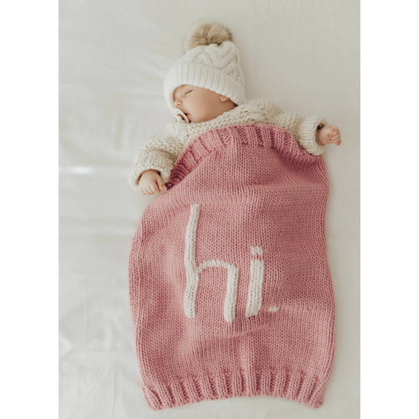 Huggalugs: Hi Knit Blanket -