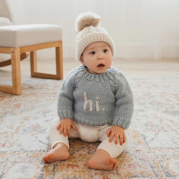 Huggalugs: Hi Surf Crew Neck Sweater -