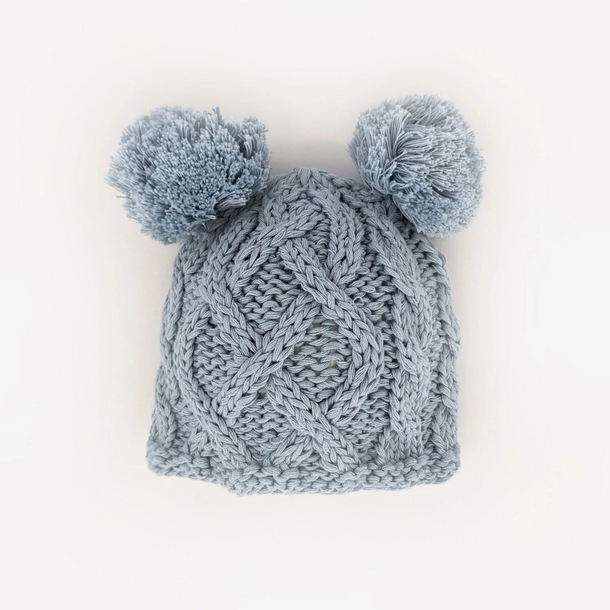 Huggalugs: Newborn Pom Pom Beanie -
