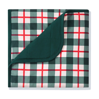 Kyte Clothing Kyte: Baby Blanket - 33"x33" - Holiday Plaid