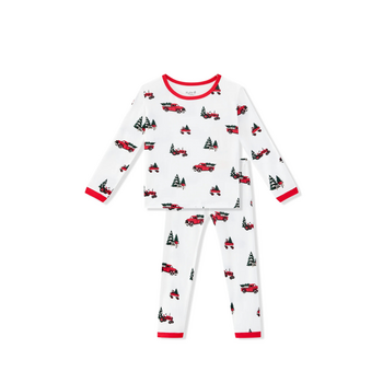 Kyte Clothing Kyte: Long Sleeve Toddler PJ - Holiday Tree