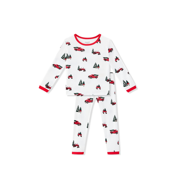 Kyte Clothing Kyte: Long Sleeve Toddler PJ - Holiday Tree