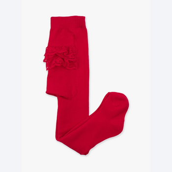 Rufflebutts Rufflebutts: Red Footed Tights