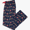Rufflebutts Rufflebutts: Adult PJ Pants - Navy Reindeer Sleigh
