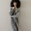 Saranoni Saranoni: Women's Minky Stretch Luxe Robe - Charcoal