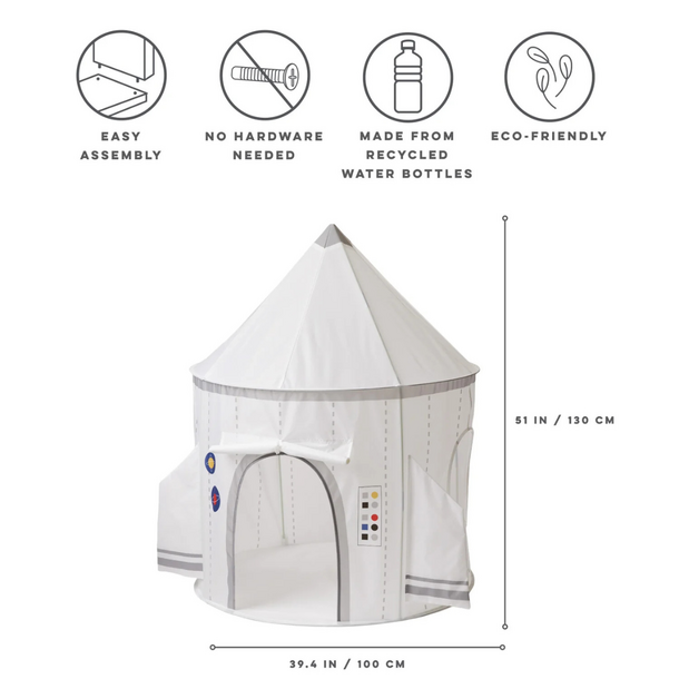 3Sprouts 3 Sprouts: Rocket Play Tent -