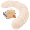 KeaBabies Keababies: Reusable Nursing Pads w/ Washing Bag - Beige