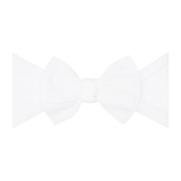 Baby Bling Bows Baby Bling Bows: Classic Knot - White