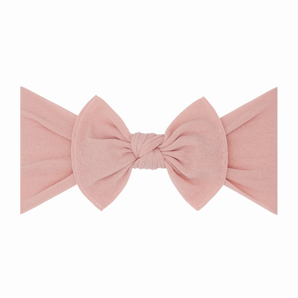 Baby Bling Bows Baby Bling Bows: Classic Knot - Antique Pink