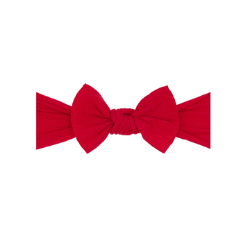 Baby Bling Bows Babybling Headband: Itty Bitty Knot - Cherry