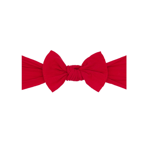 Baby Bling Bows Babybling Headband: Itty Bitty Knot - Cherry